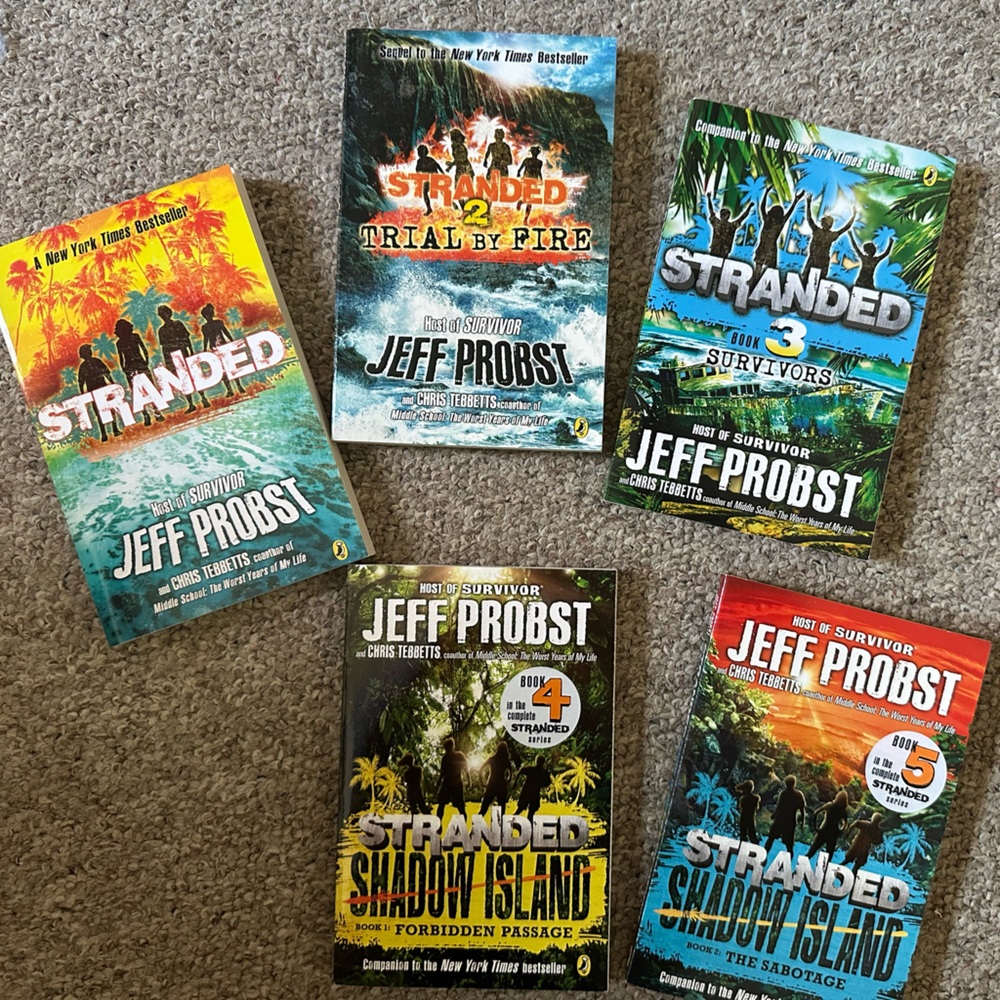 Books- Stranded Series (lot of 5)